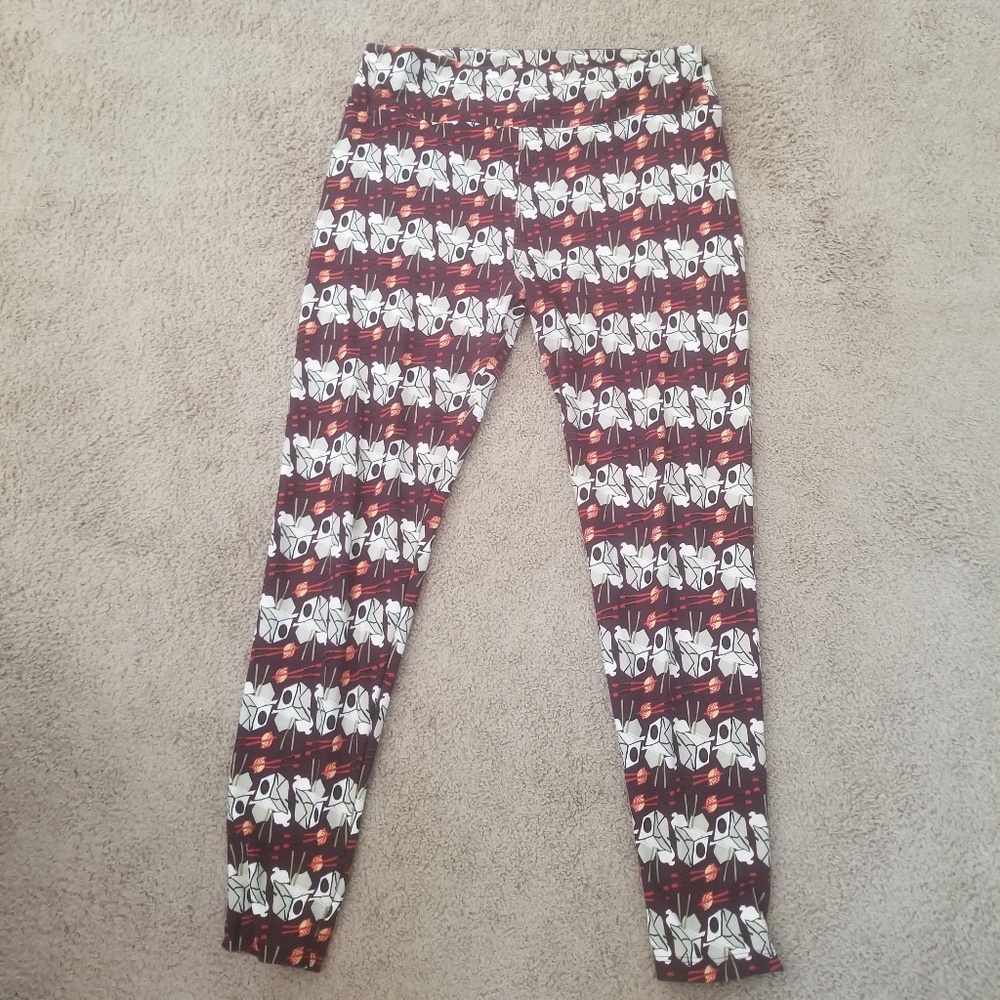 Lularoe TC Chinese Takeout Leggings